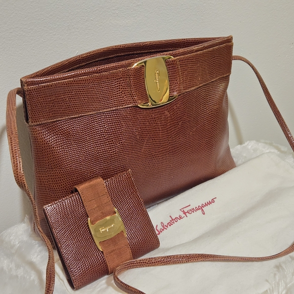 Salvatore Ferragamo Handbags - Rehab Project: Salvatore Ferragamo Shoulder Bag & Wallet
